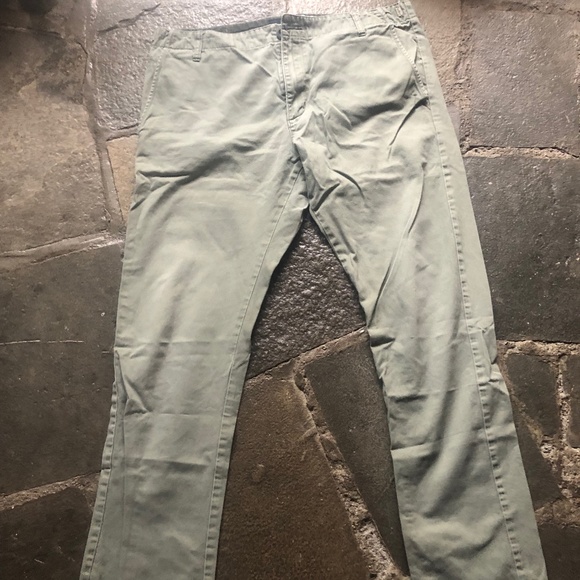 Men’s RVCA Green pants - Picture 1 of 3